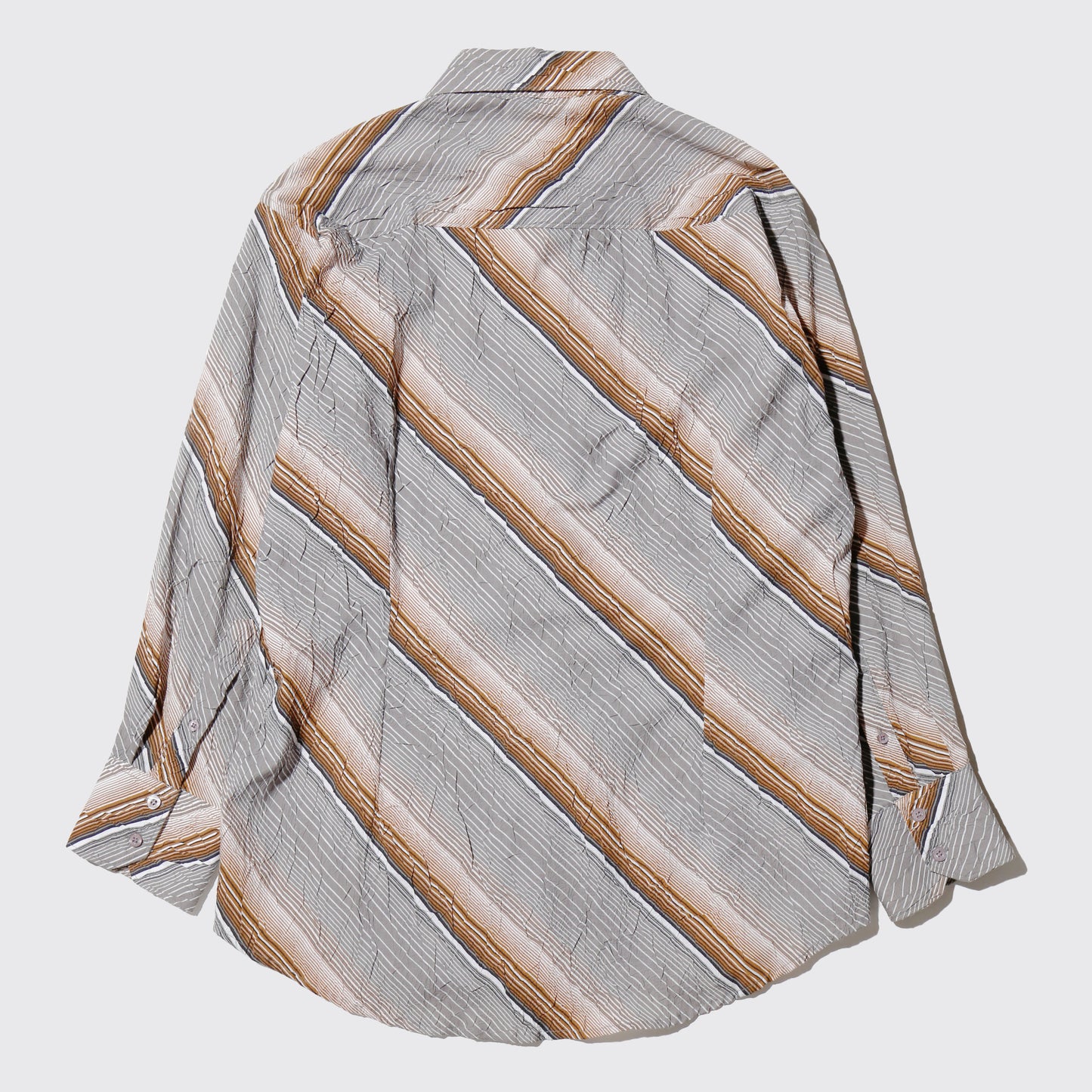 vintage wrinkle slanting shirt