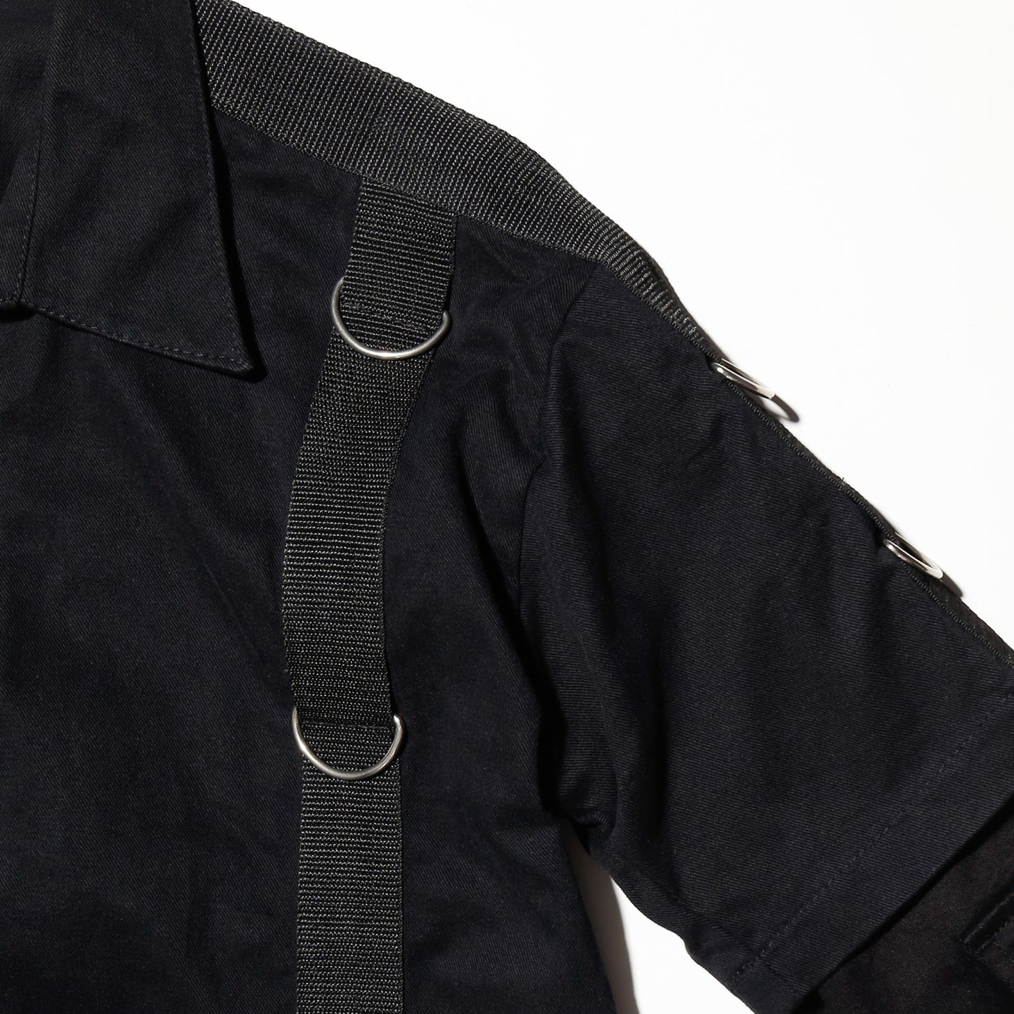 *one-off hybrid D-ringe bondage jacket