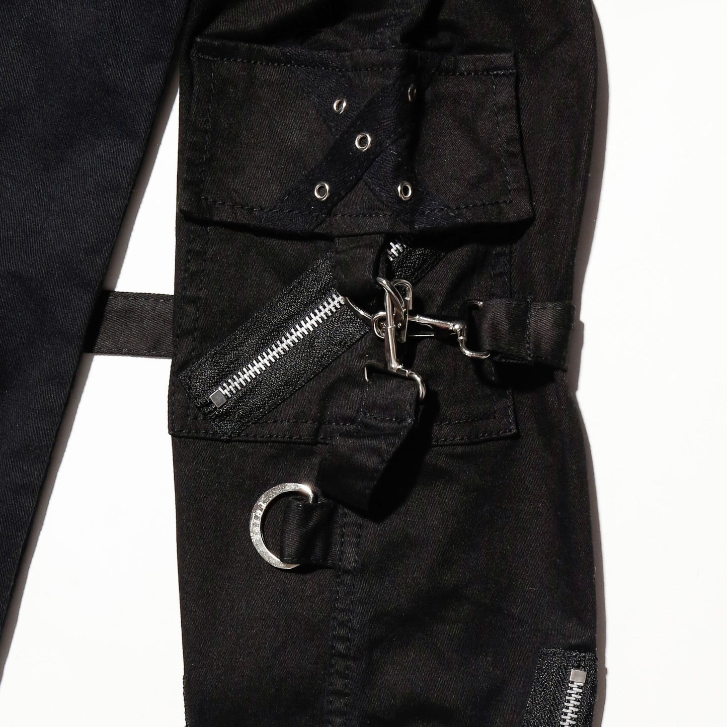 *one-off hybrid D-ringe bondage jacket