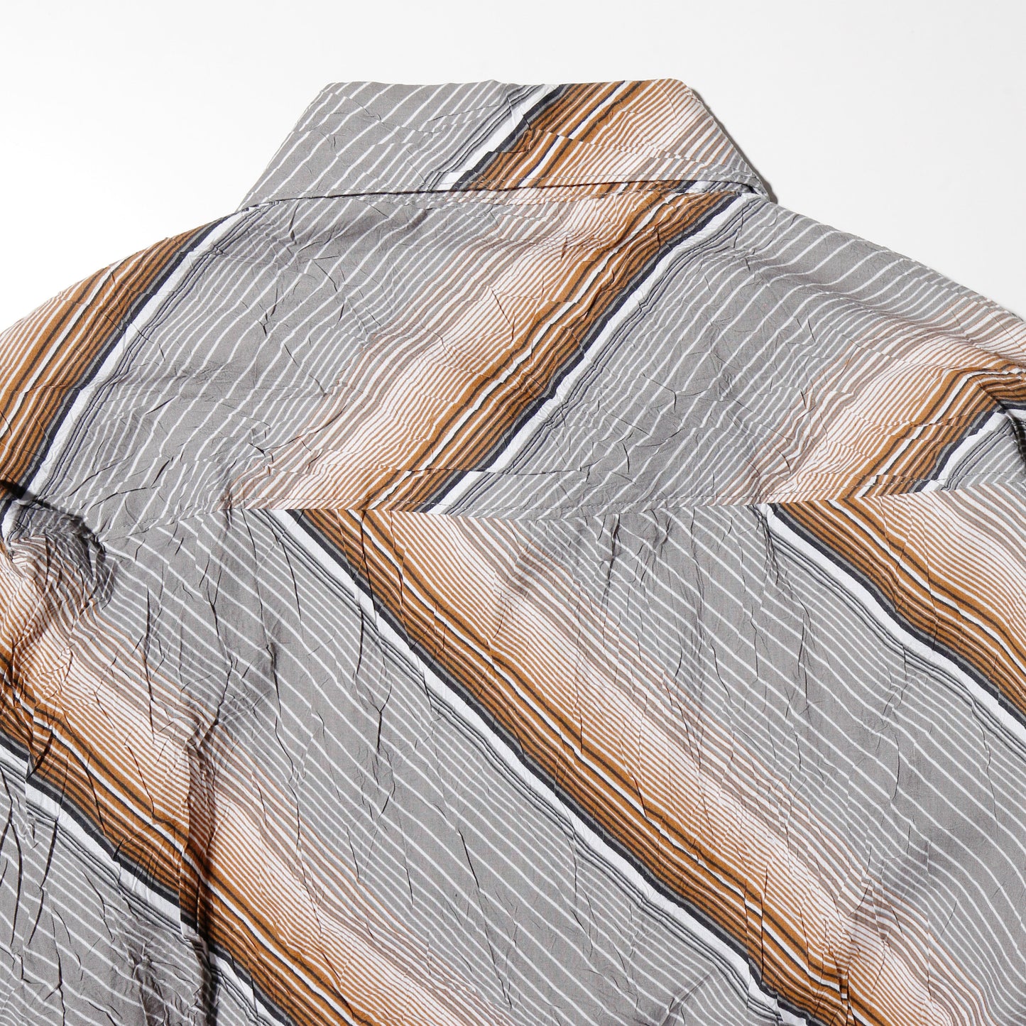 vintage wrinkle slanting shirt