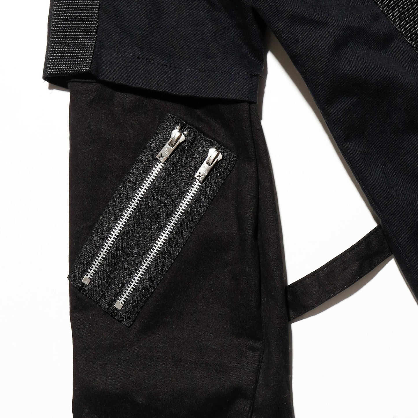 *one-off hybrid D-ringe bondage jacket
