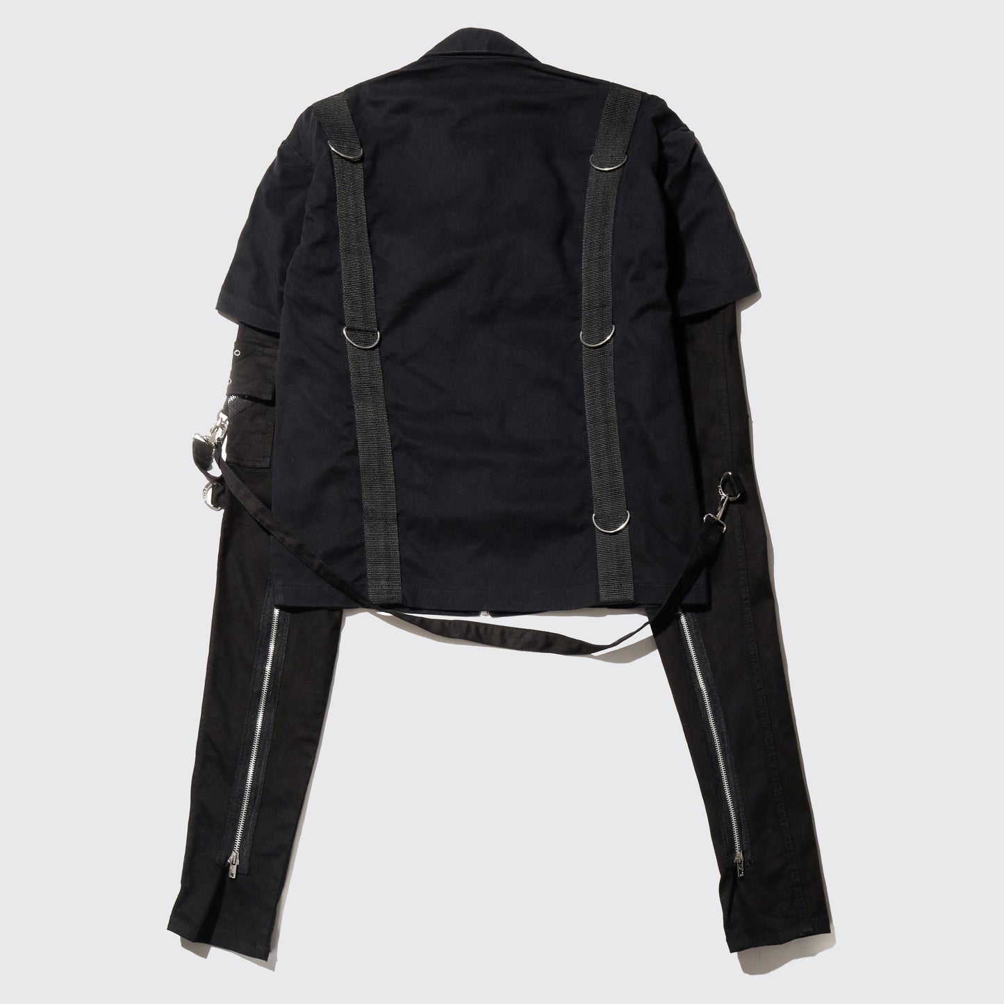 *one-off hybrid D-ringe bondage jacket