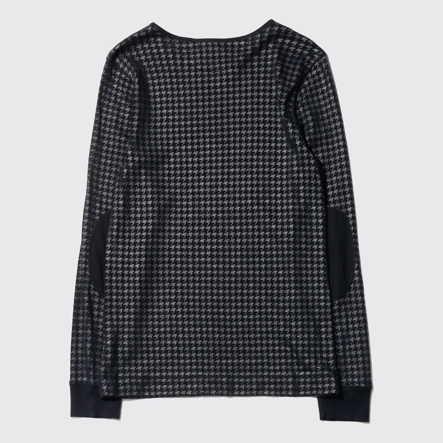 vintage lrl lauren jeans houndstooth elbow patch sweater