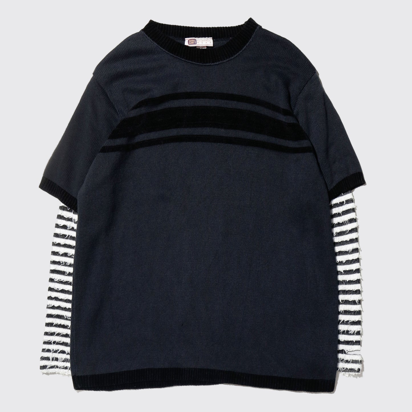 *one-off hybrid border sweater
