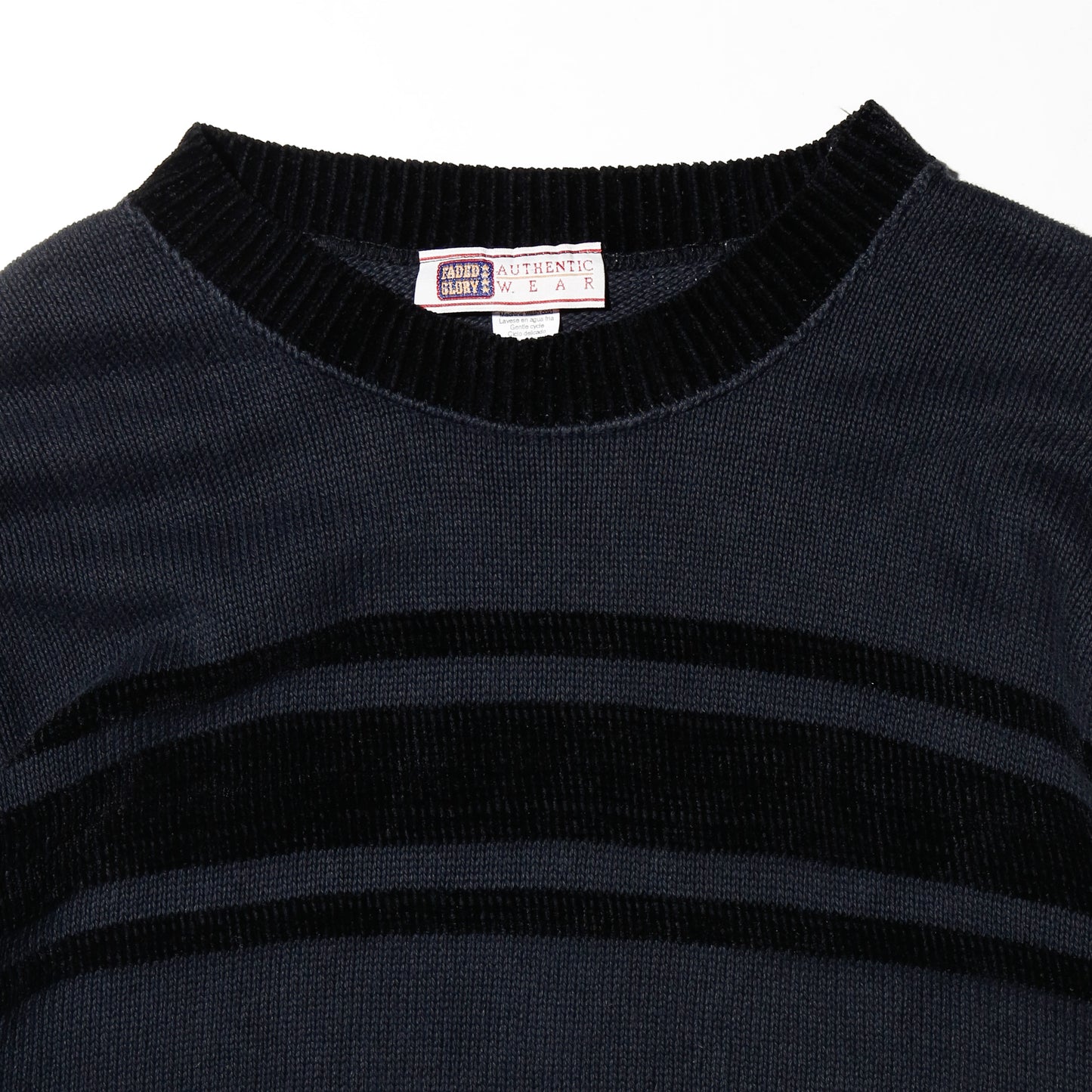 *one-off hybrid border sweater