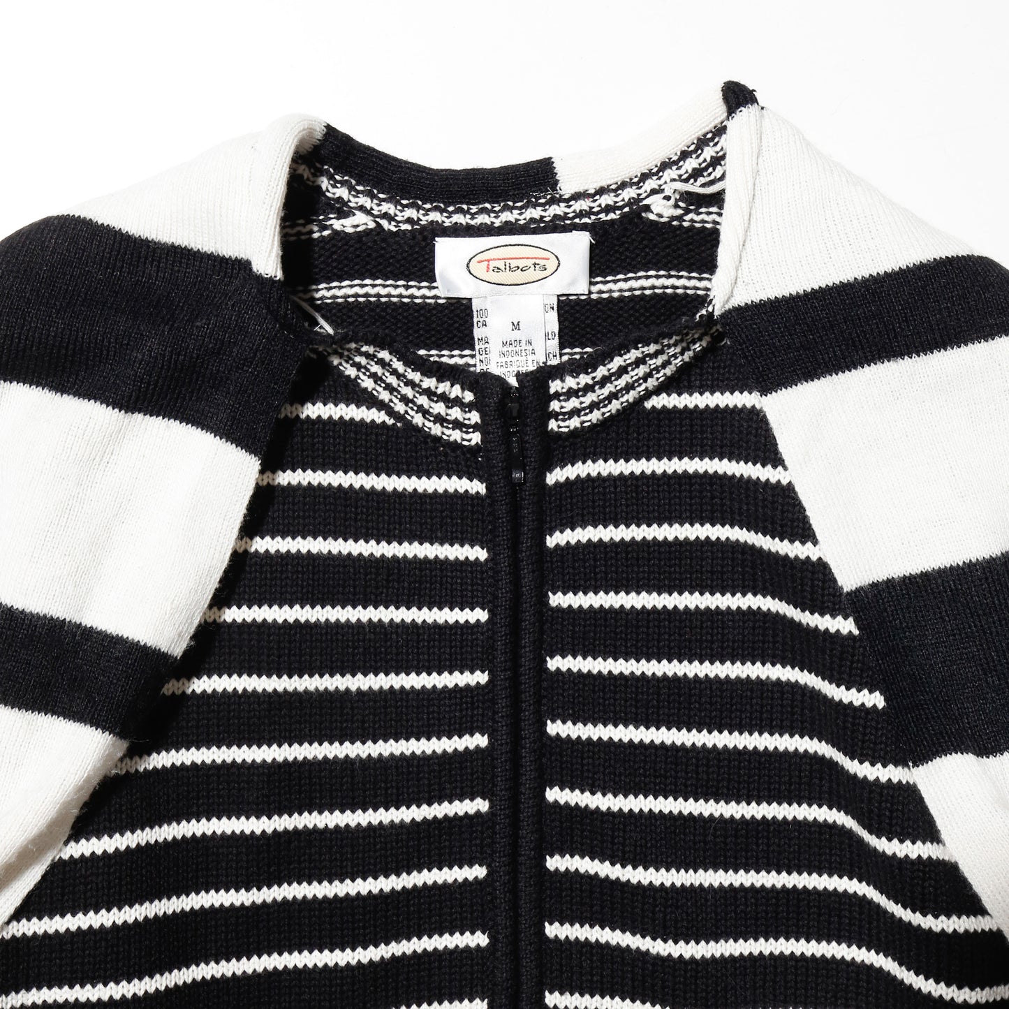 *one-off with muffler border knit jacket
