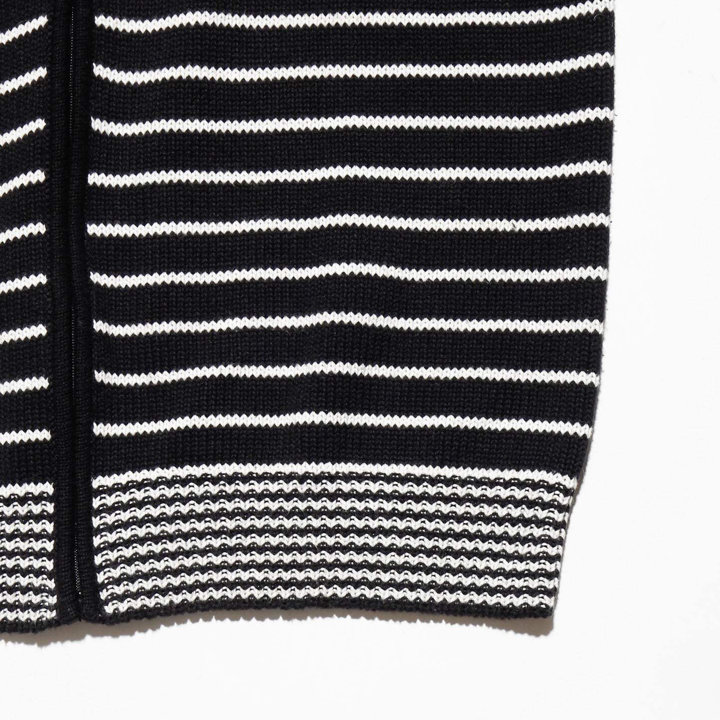 *one-off with muffler border knit jacket