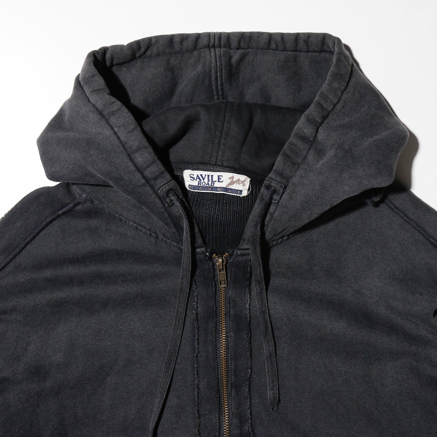 vintage savile road rib combi acid hoodie
