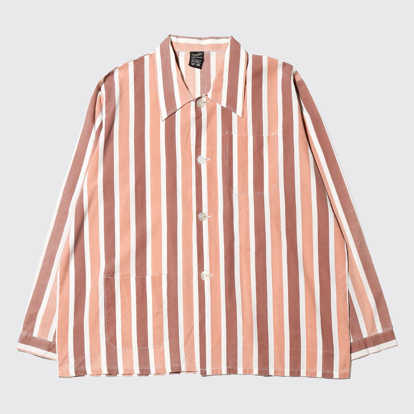 vintage euro stripe sleeper shirt
