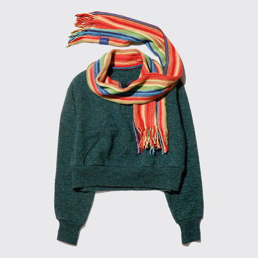 *one-off with muffler cropped sweater