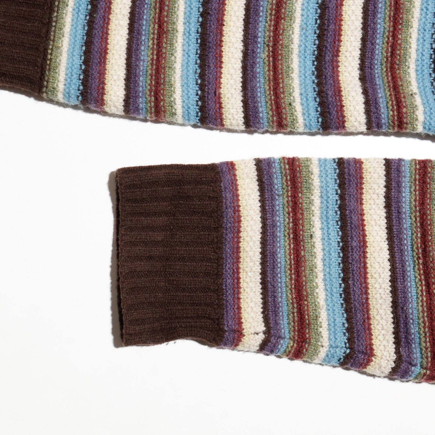 *one-off with muffler border knit jacket