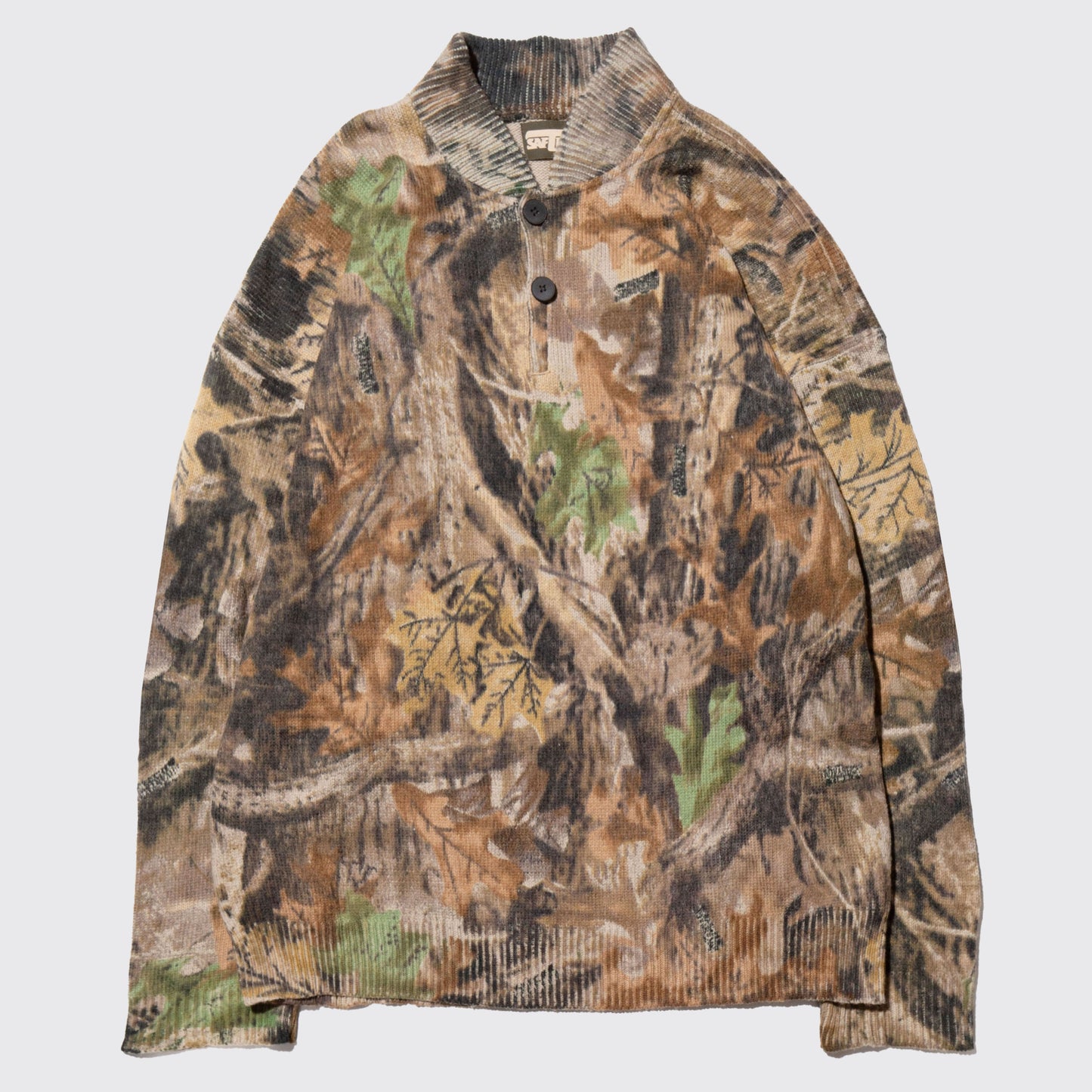 vintage tree camo loose jacket