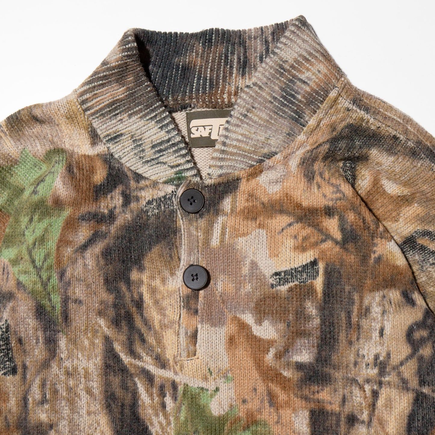 vintage tree camo loose jacket