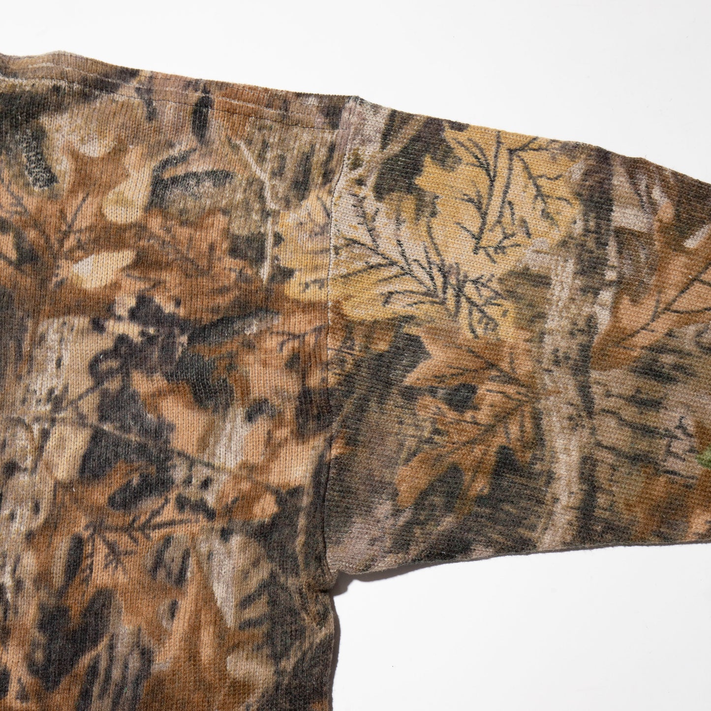 vintage tree camo loose jacket