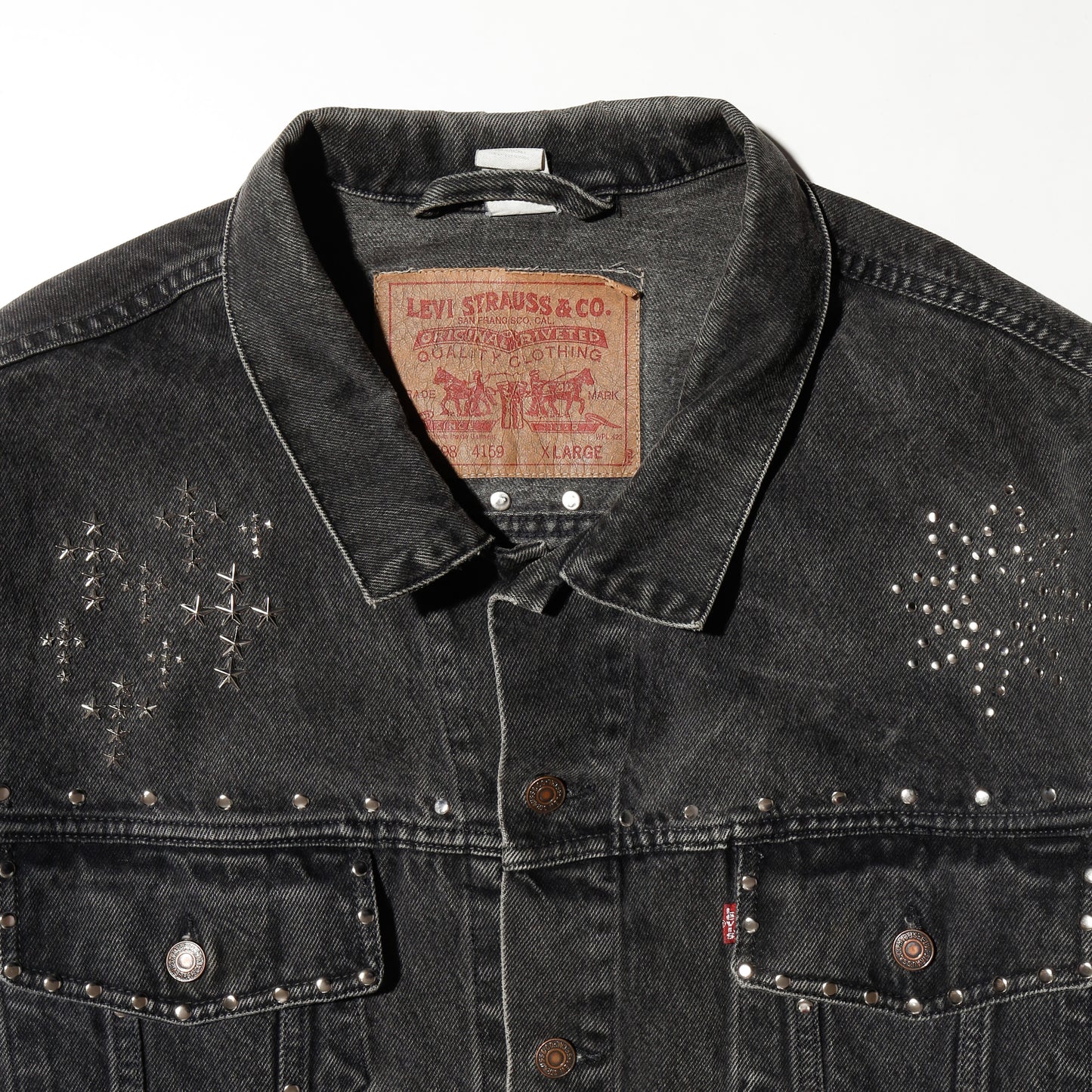 *one-off custom trucker jacket