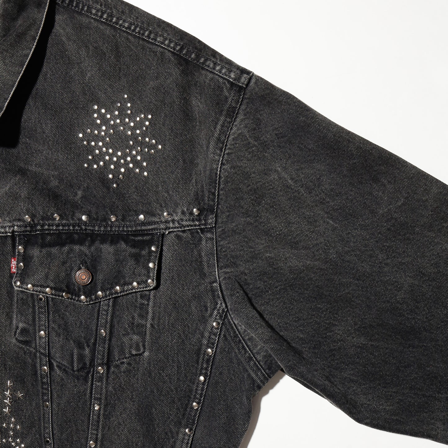 *one-off custom trucker jacket
