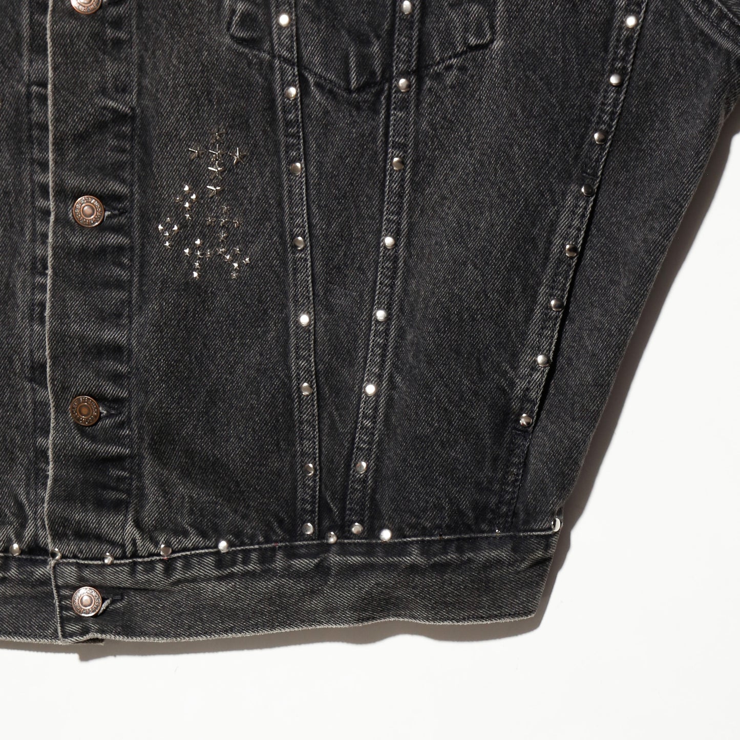 *one-off custom trucker jacket