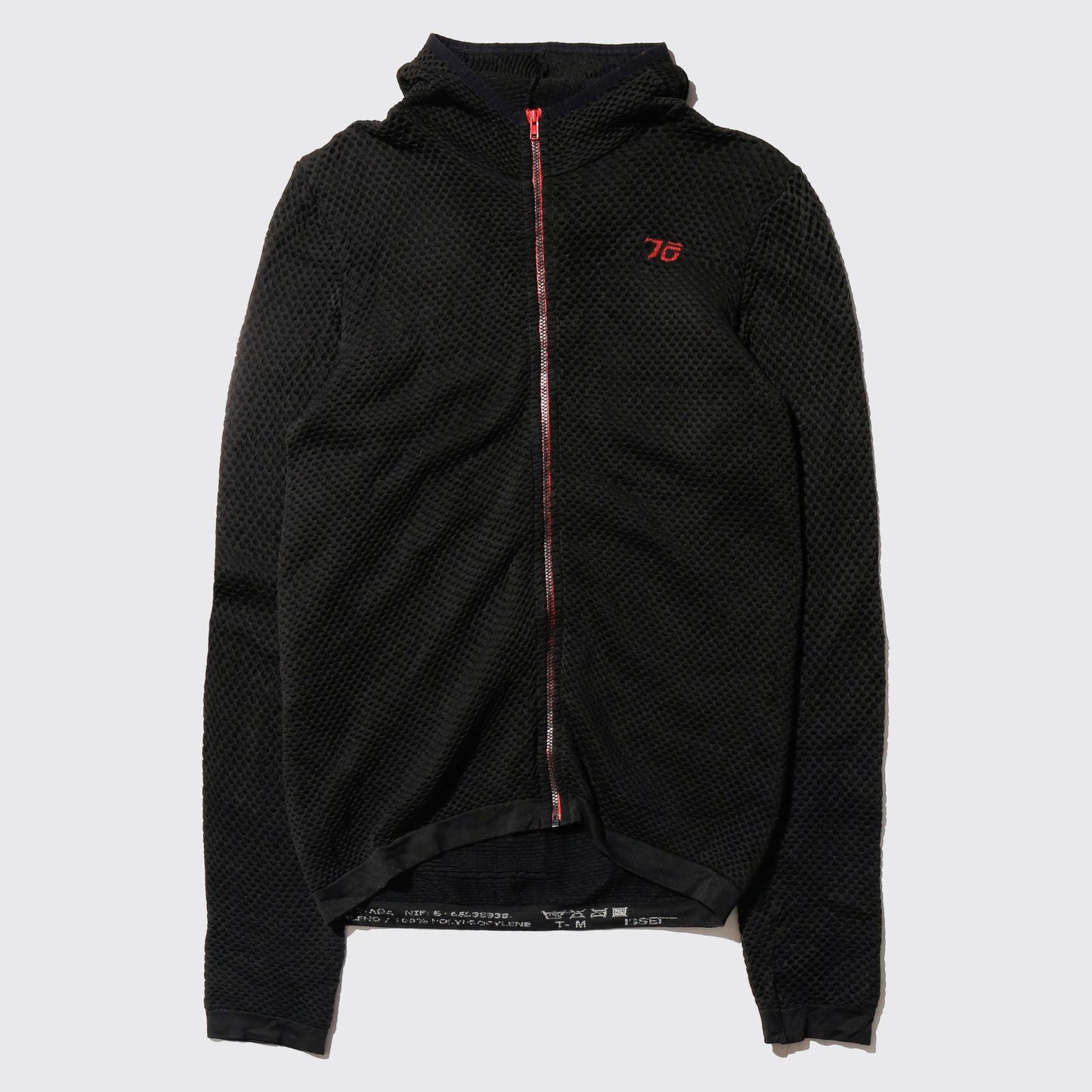vintage euro embossed scuba hoodie