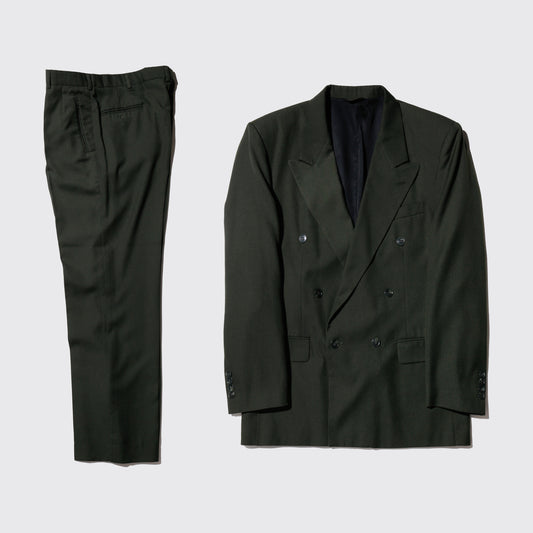 vintage gabardine double breasted set up