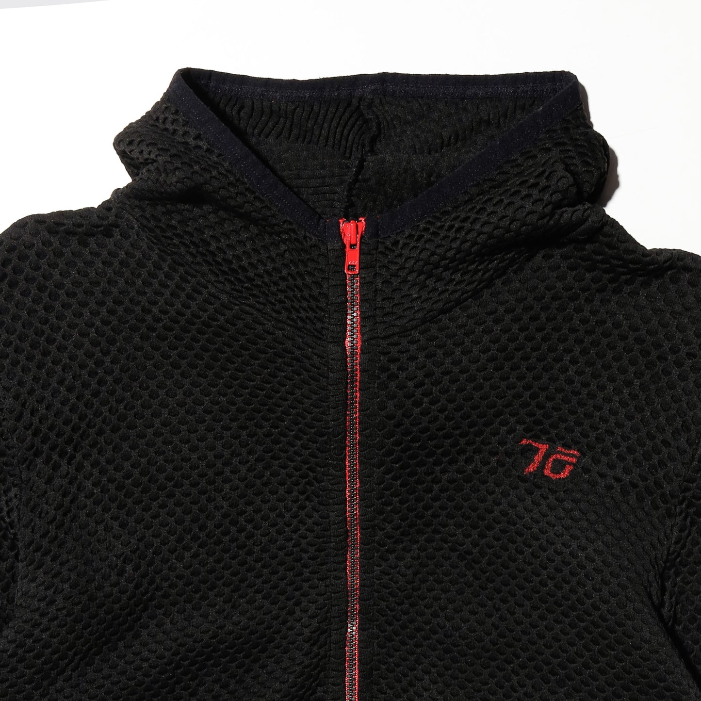 vintage euro embossed scuba hoodie