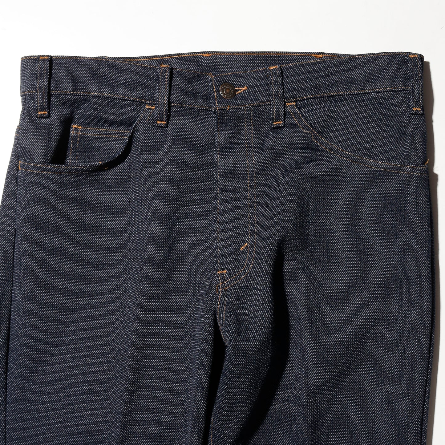 vintage 70's levi's poly 5p flare trousers