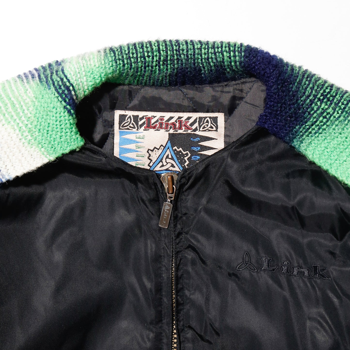 *one-off with muffler bomber jacket