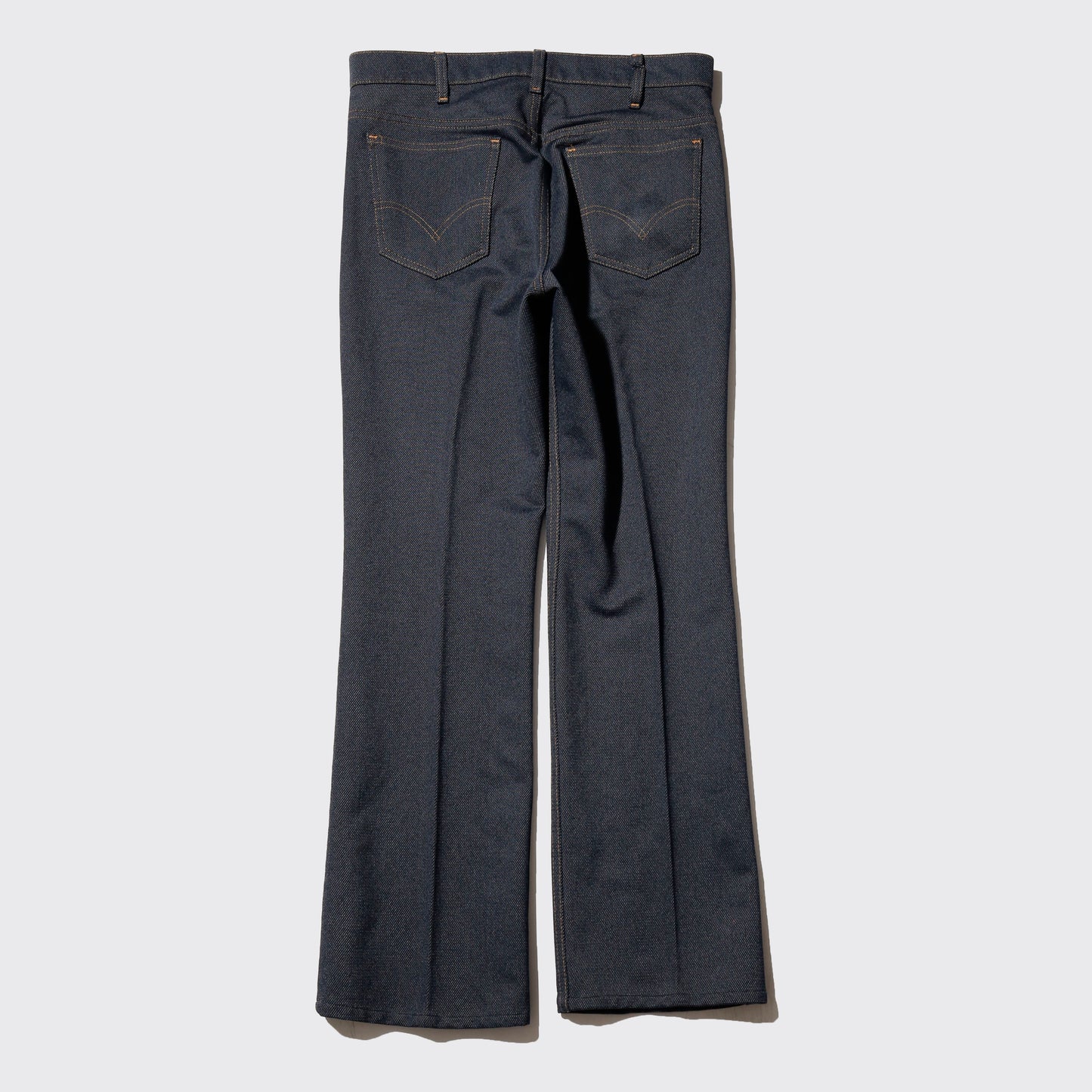 vintage 70's levi's poly 5p flare trousers