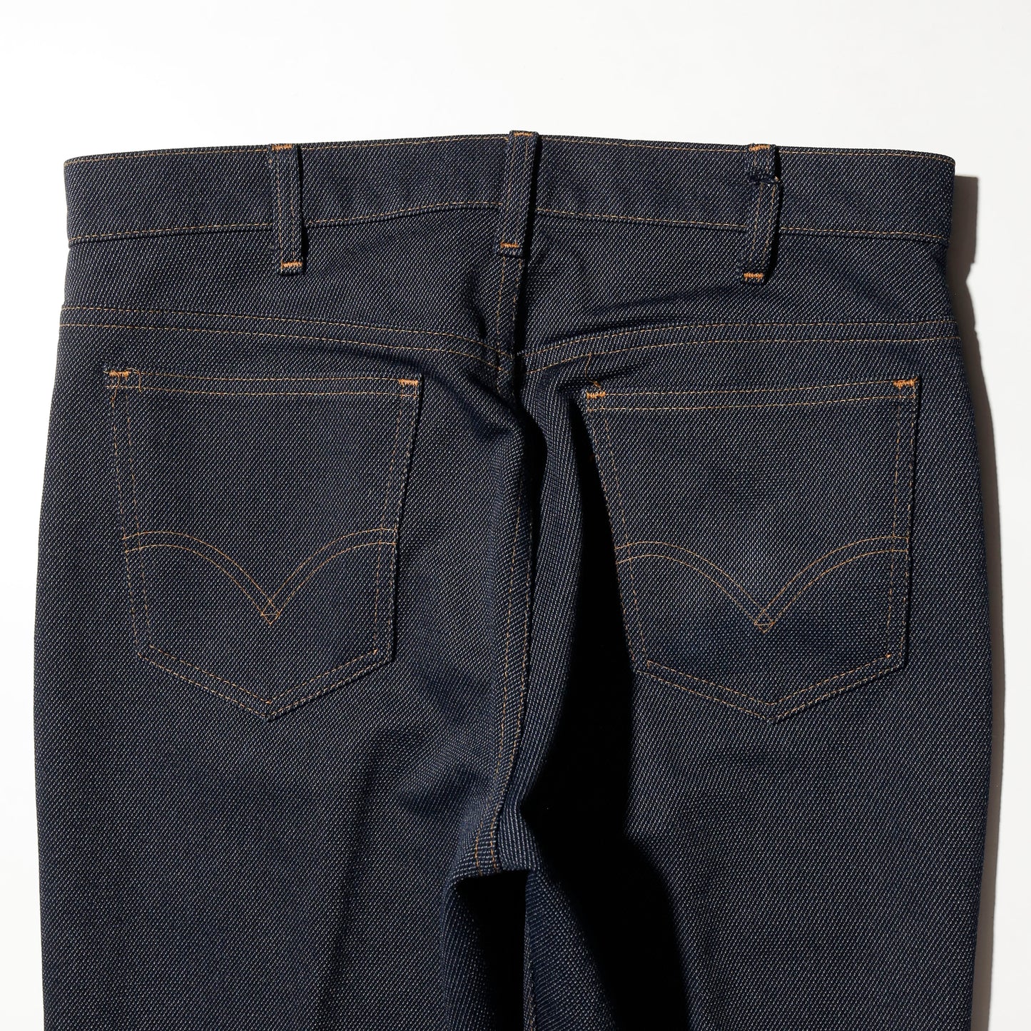 vintage 70's levi's poly 5p flare trousers