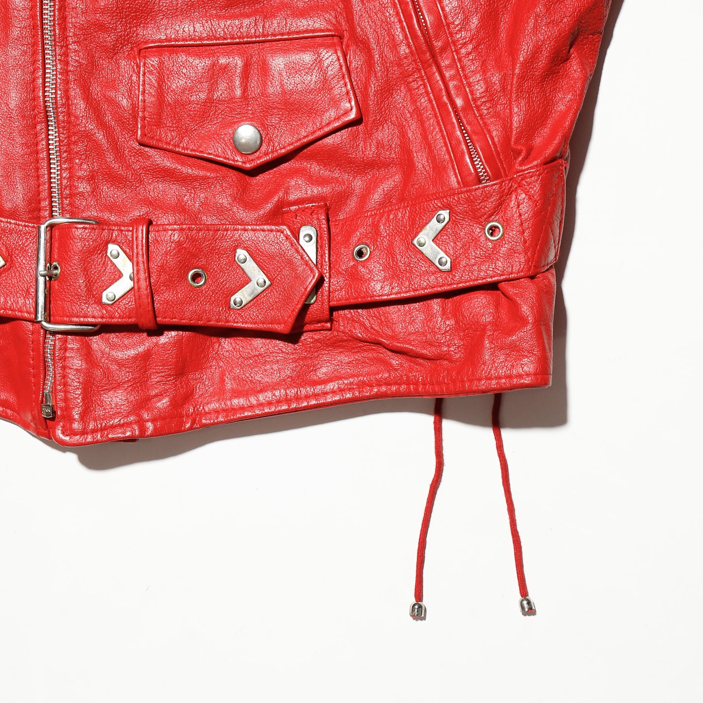 *one-off euro hybrid leather riders jacket