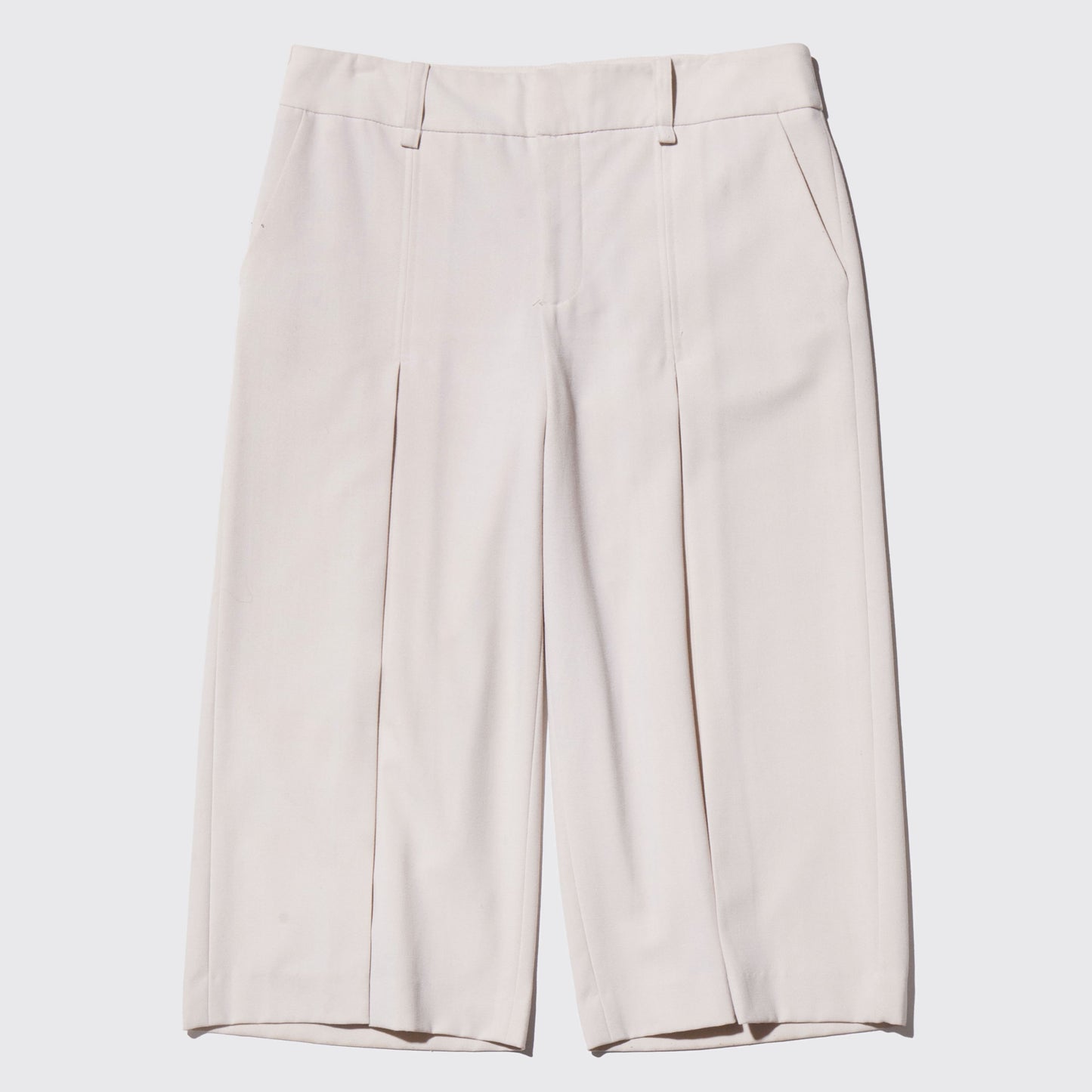 vintage center tuck cropped slacks