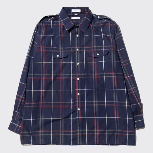 vintage 80's Christian Dior epolet check shirt