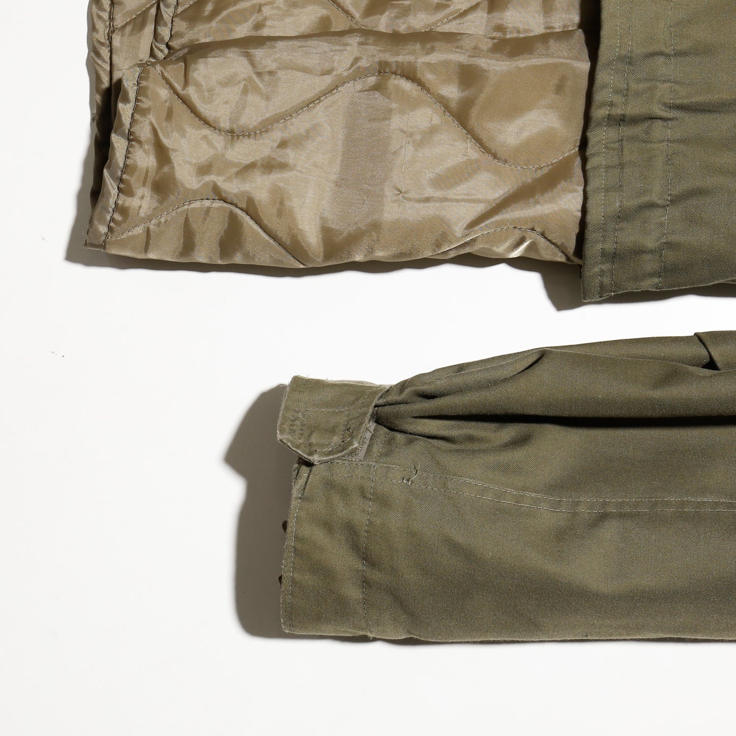 *one-off with muffler cropped field jacket , detachable liner