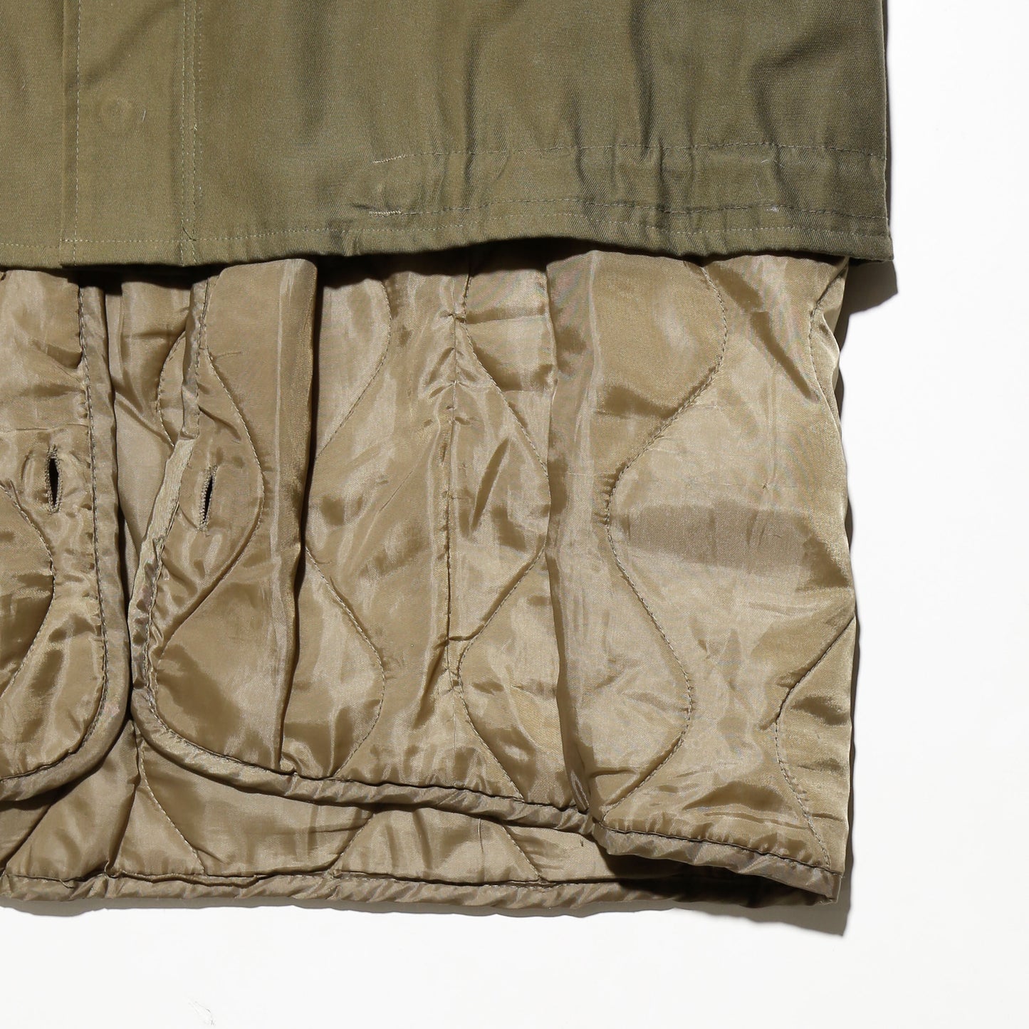 *one-off with muffler cropped field jacket , detachable liner