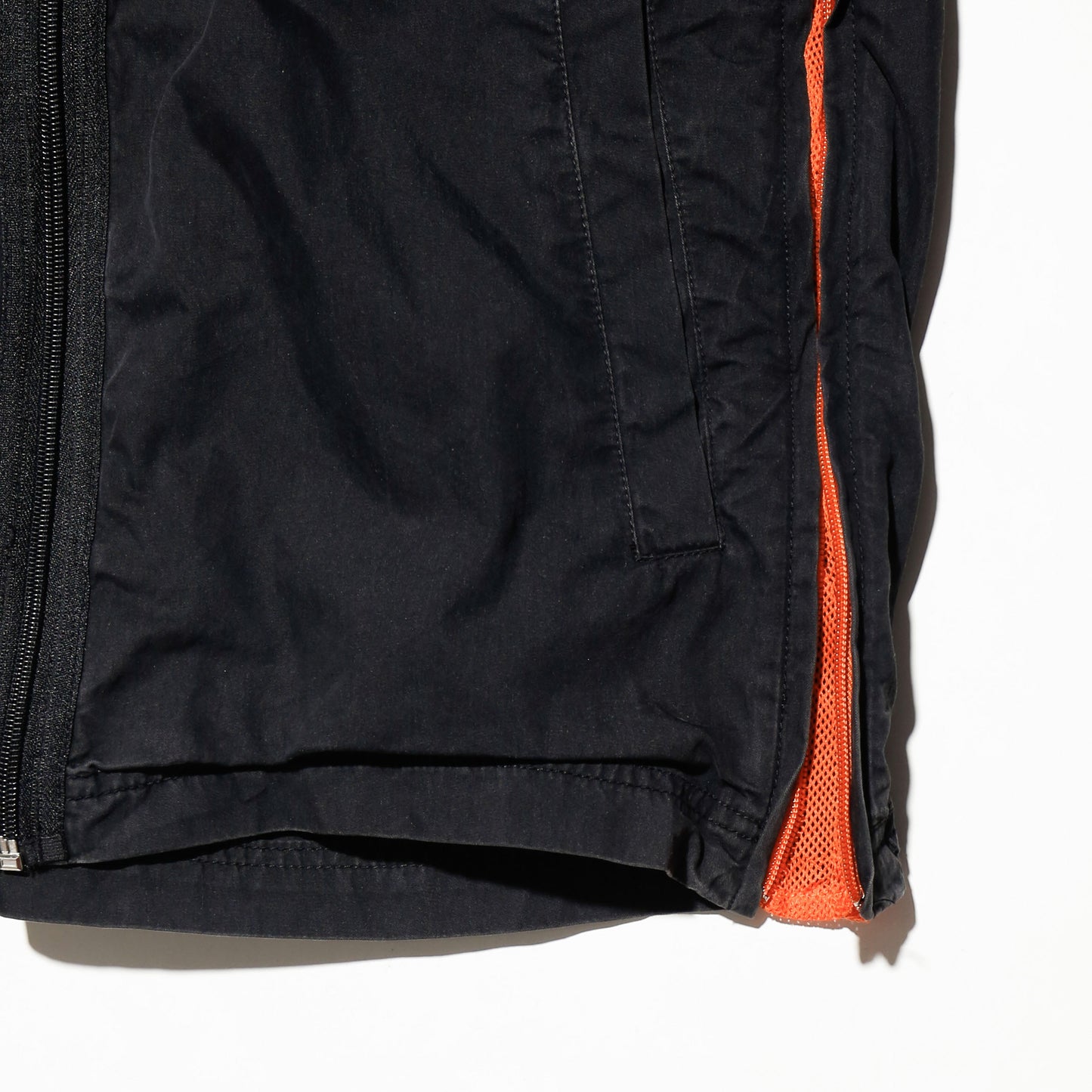 vintage gimmick techno jacket, hood strange