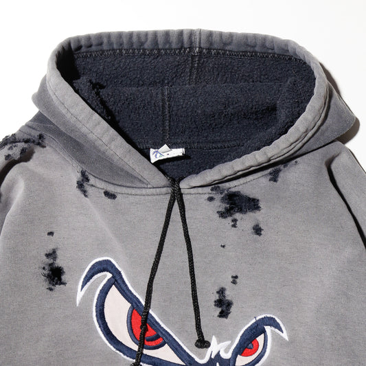 *one-off 90's no fear broken hoodie