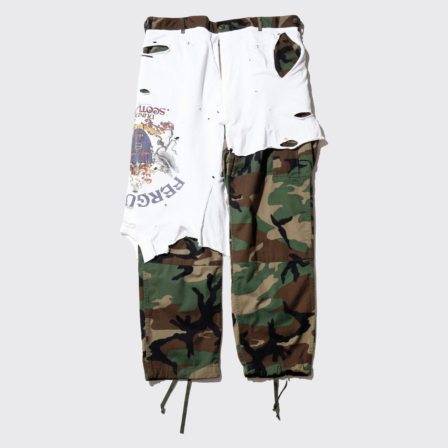 *one-off broken layer trousers