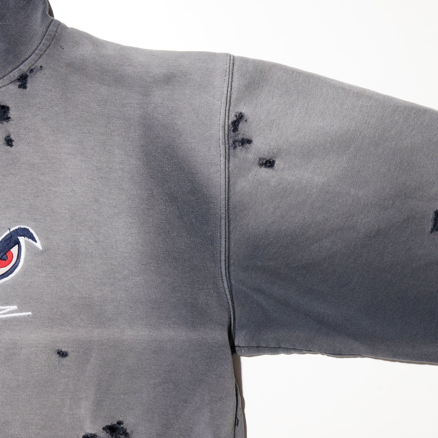 *one-off 90's no fear broken hoodie