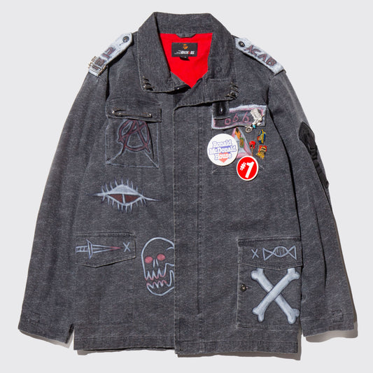 vintage anarchy custom aviator jacket