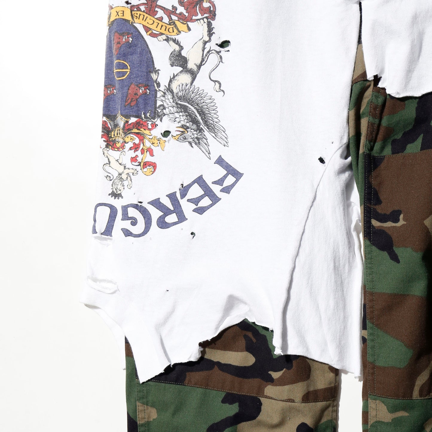 *one-off broken layer trousers