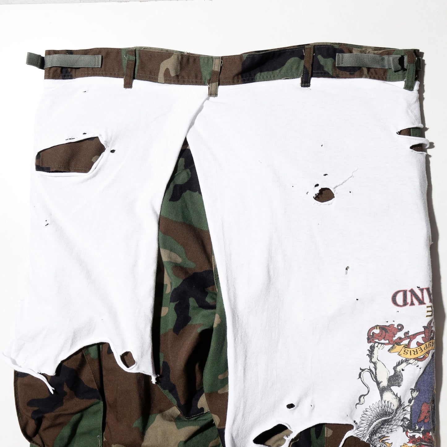 *one-off broken layer trousers