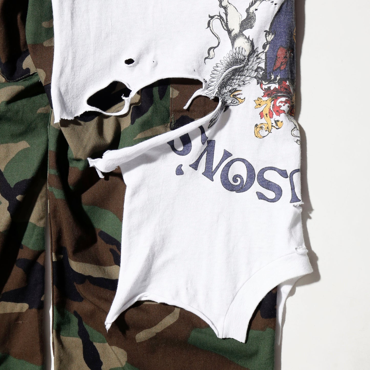 *one-off broken layer trousers