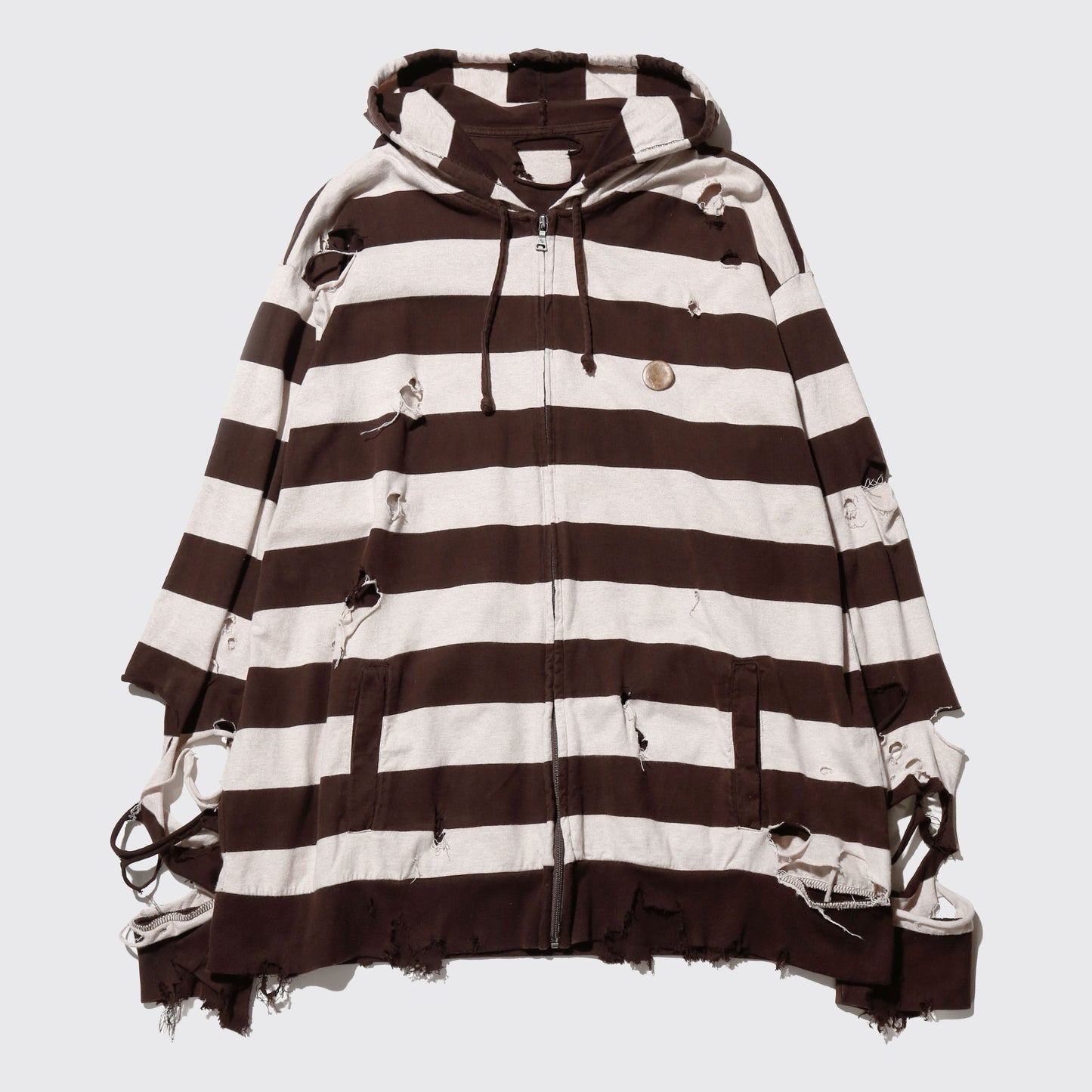 *one-off broken border hoodie , thermal lining , with kapper badge