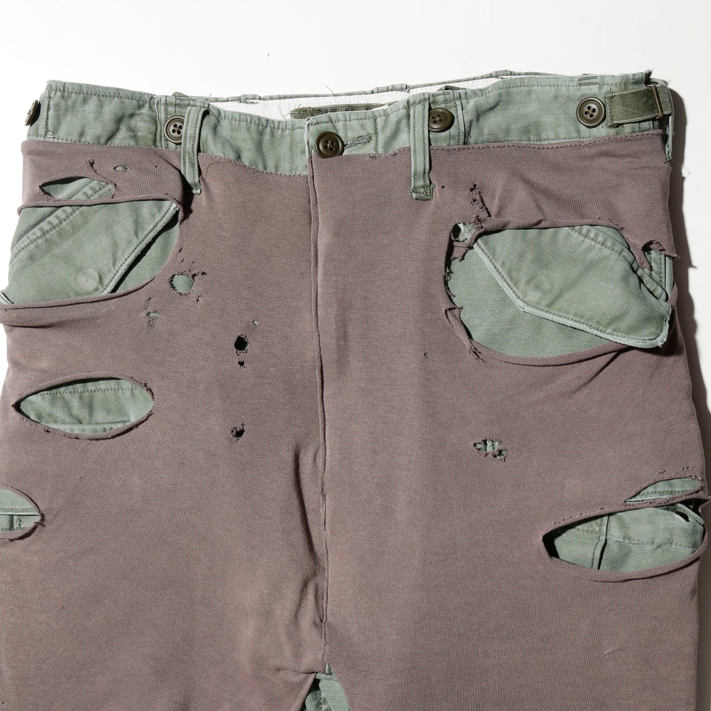 *one-off broken layer trousers