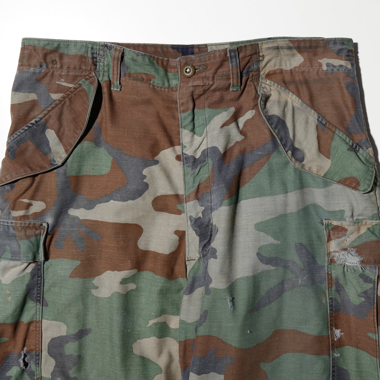 vintage us army m-65 crash/repaired field trousers