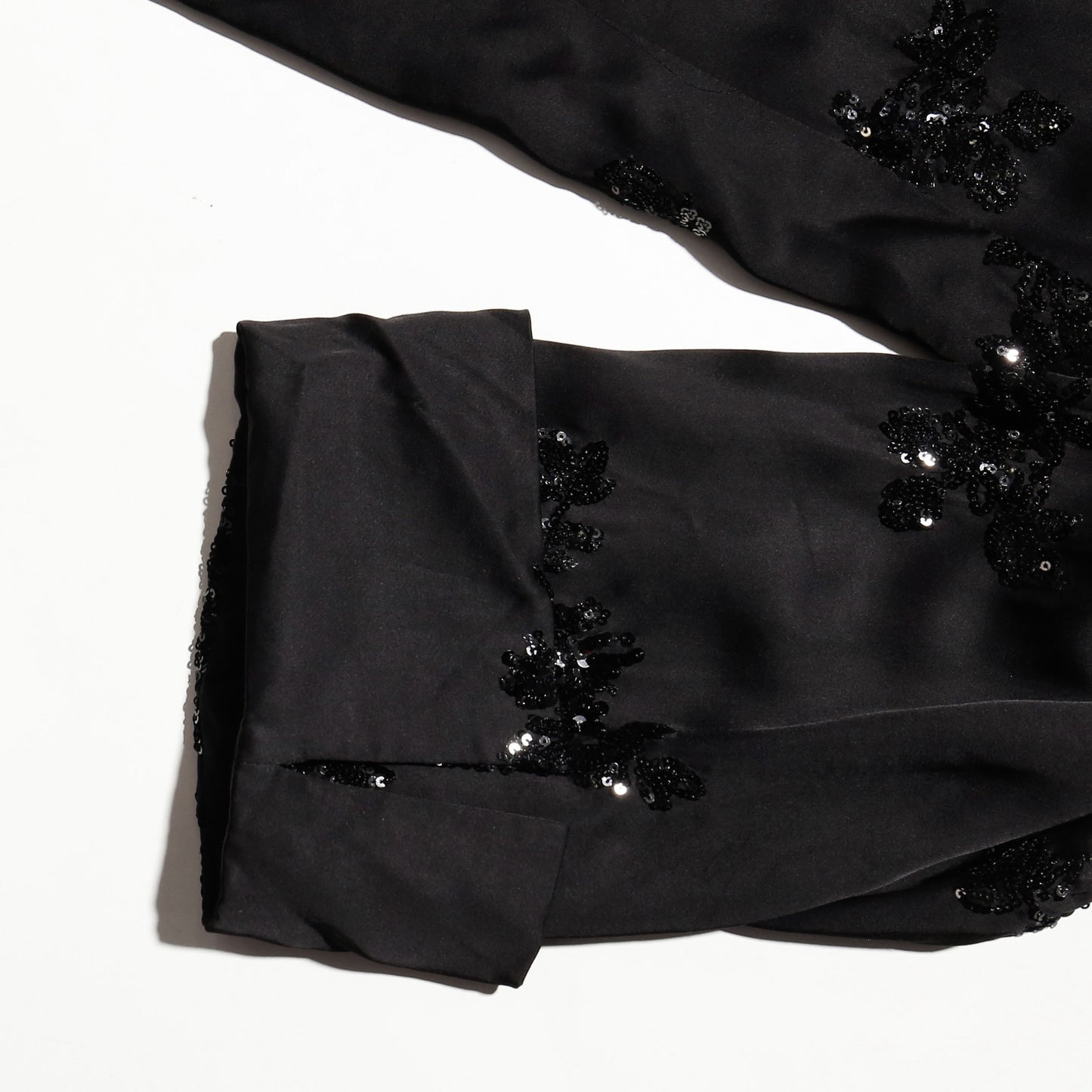 vintage bijou silk drape jacket
