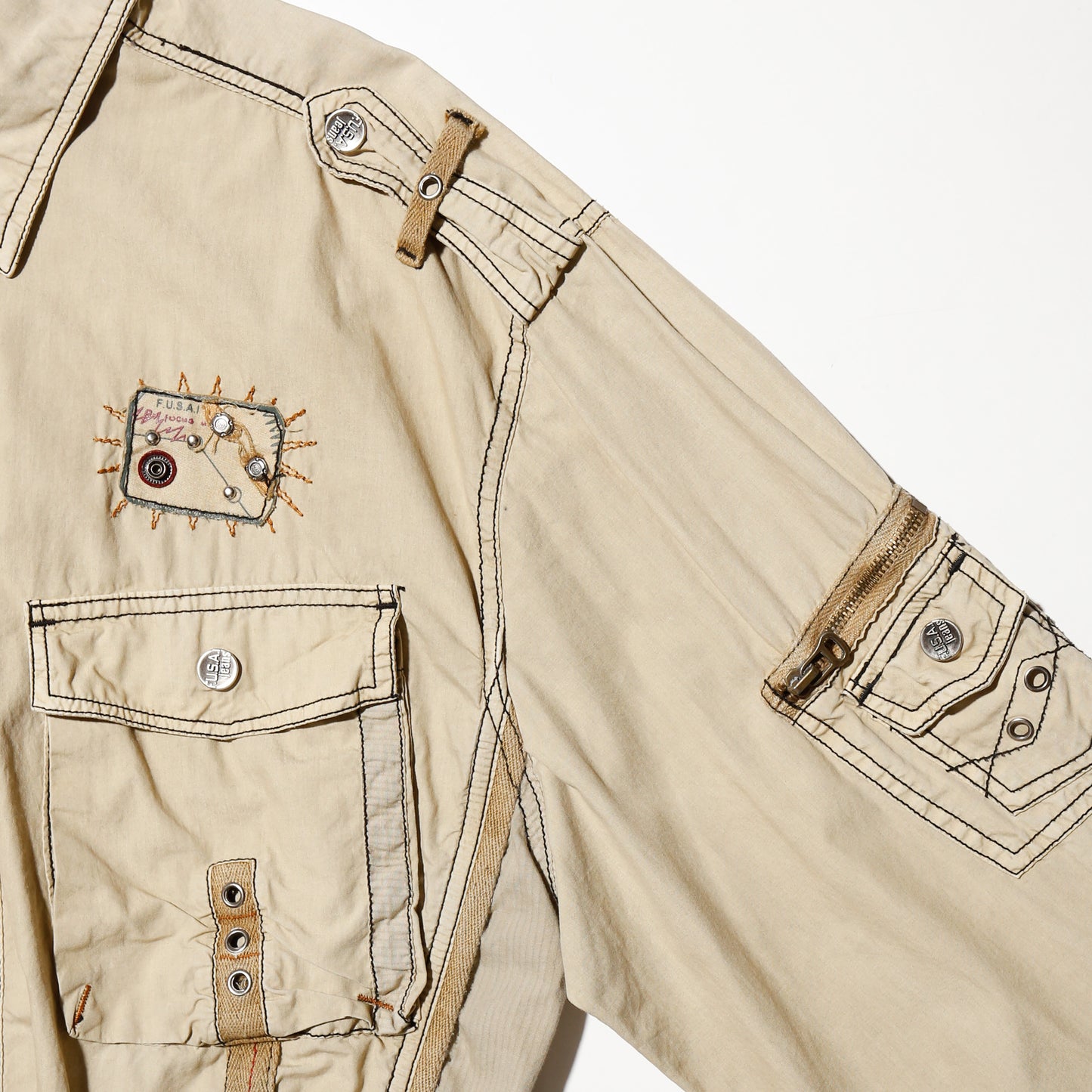 *one-off ribbed traveler jacket *resized