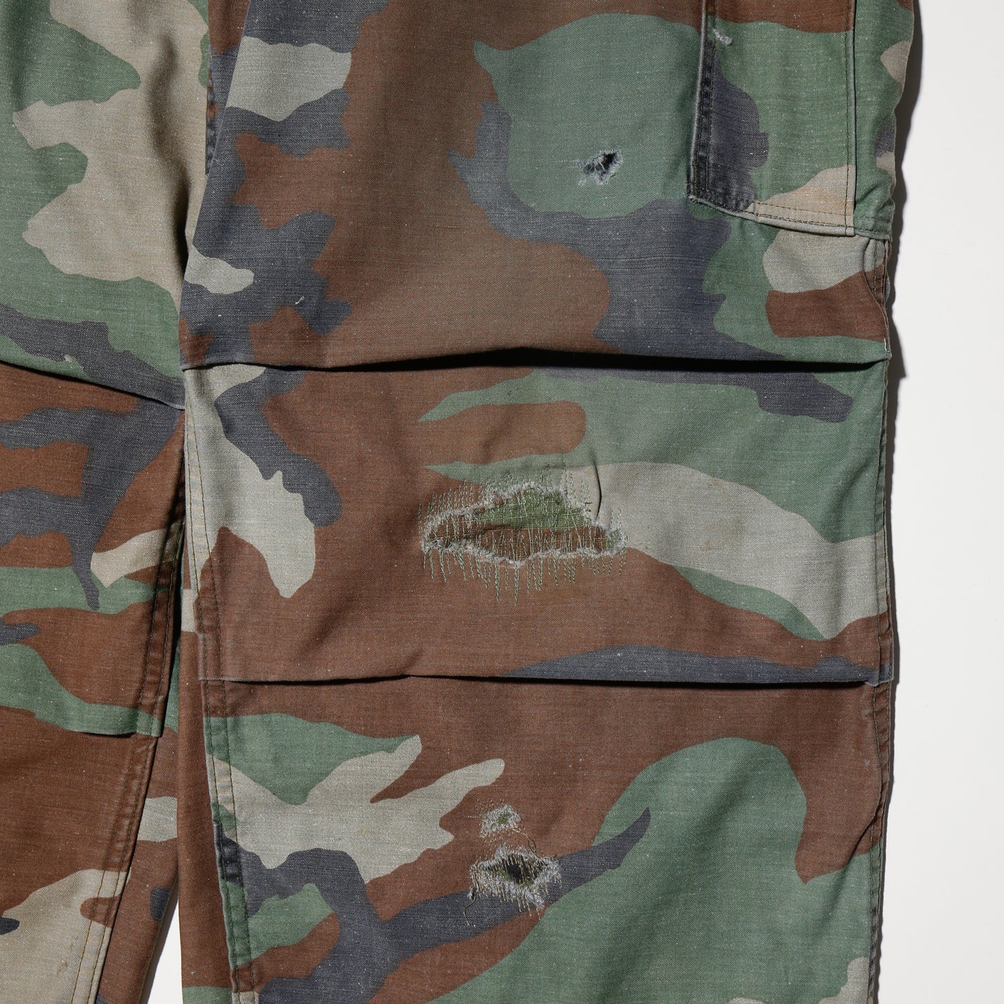 vintage us army m-65 crash/repaired field trousers