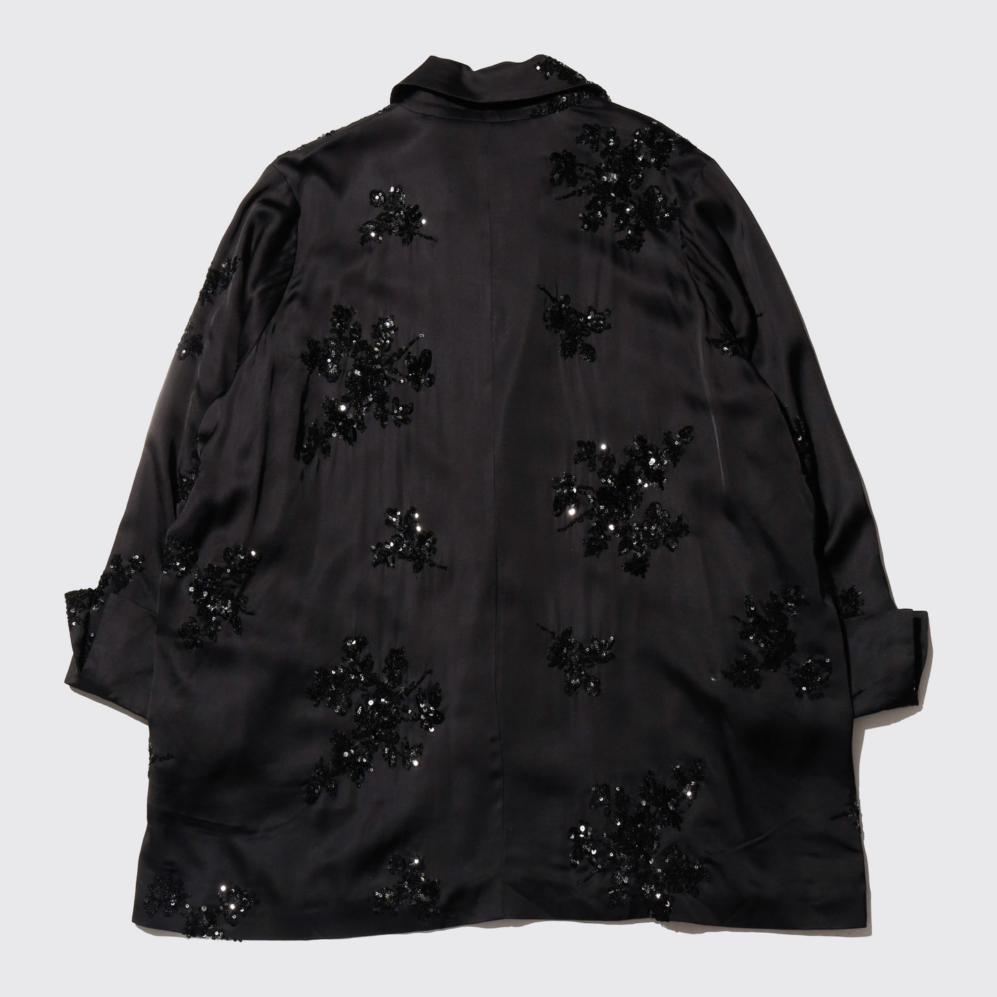 vintage bijou silk drape jacket