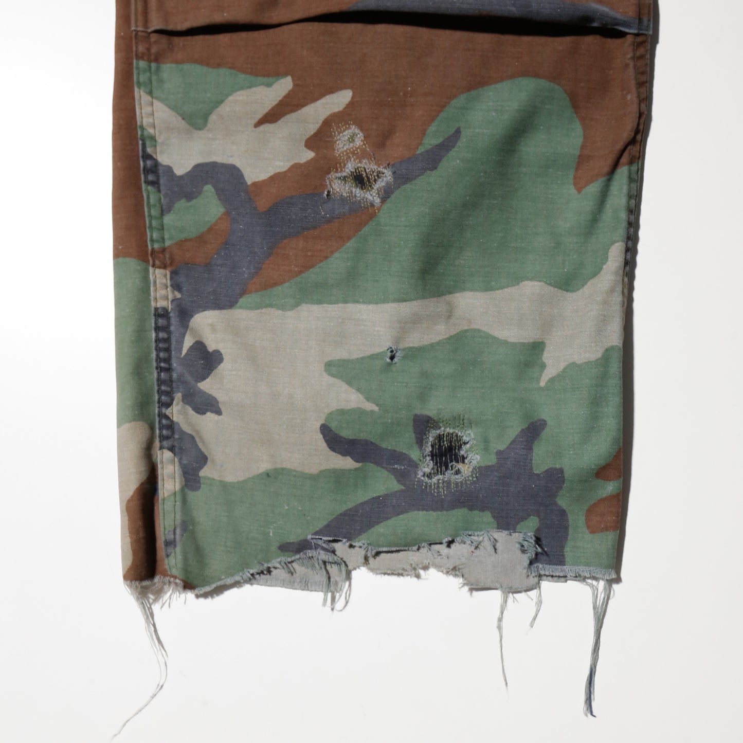 vintage us army m-65 crash/repaired field trousers