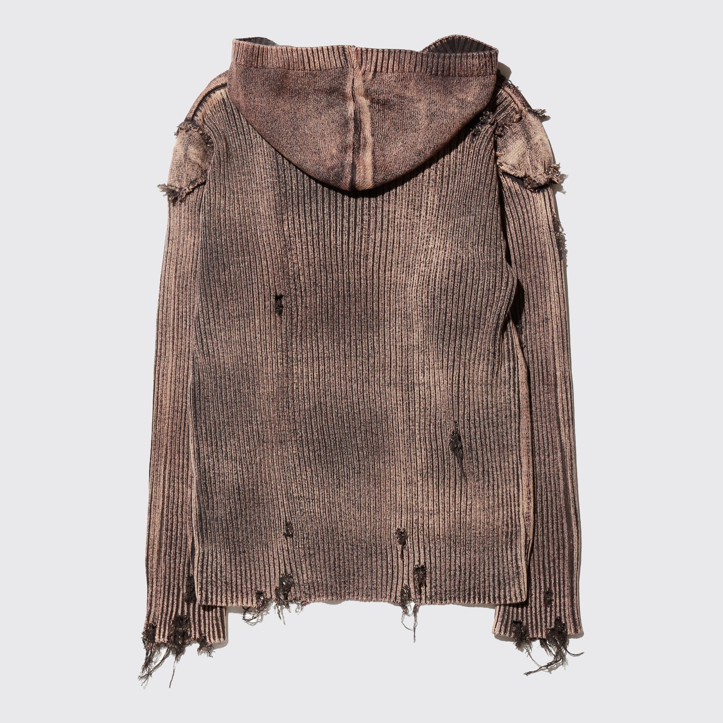 *one-off harley-davidson dust broken knit hoodie , with kapper badge